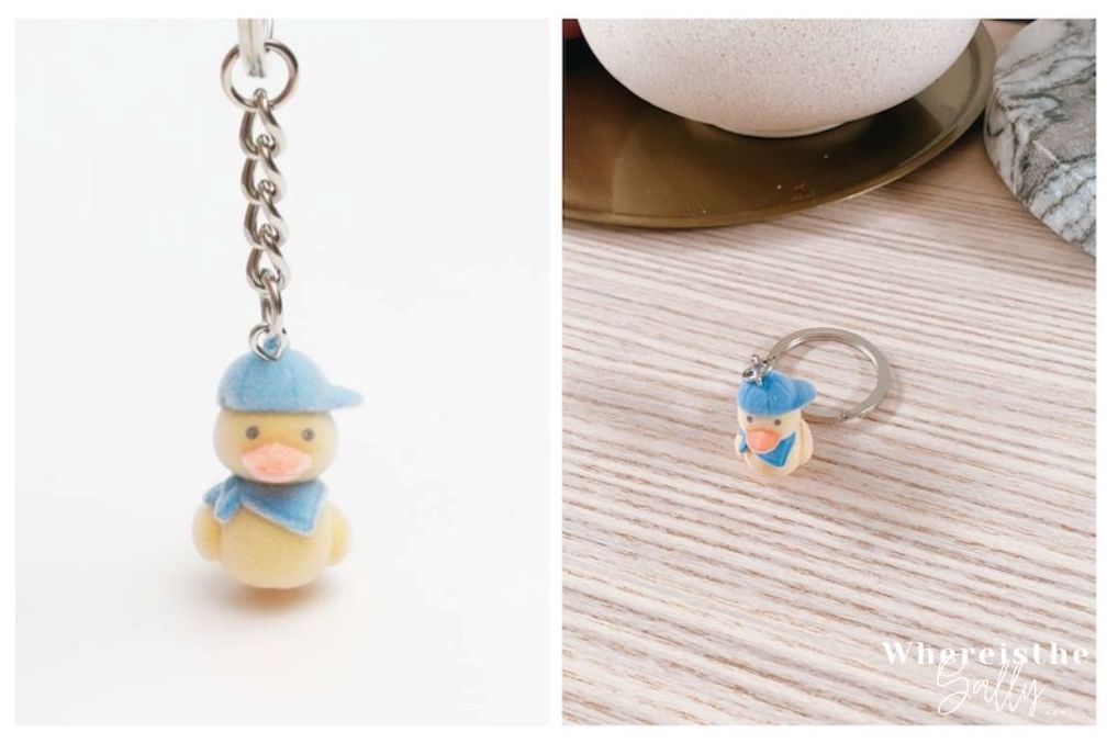 Shein-Cartoon-Duck-Charm-Keychain