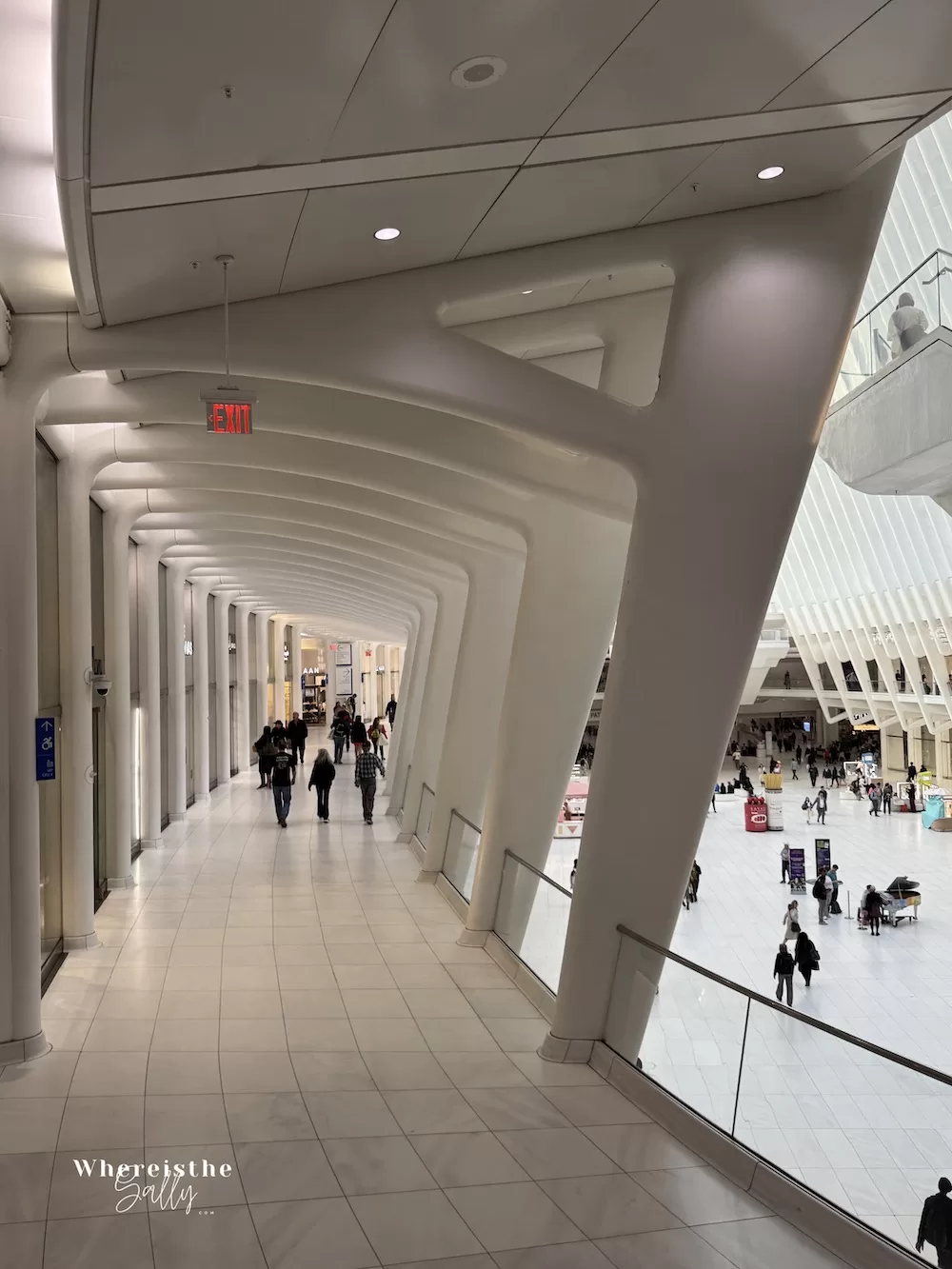 Oculus 世界貿易中心車站內部建築設計