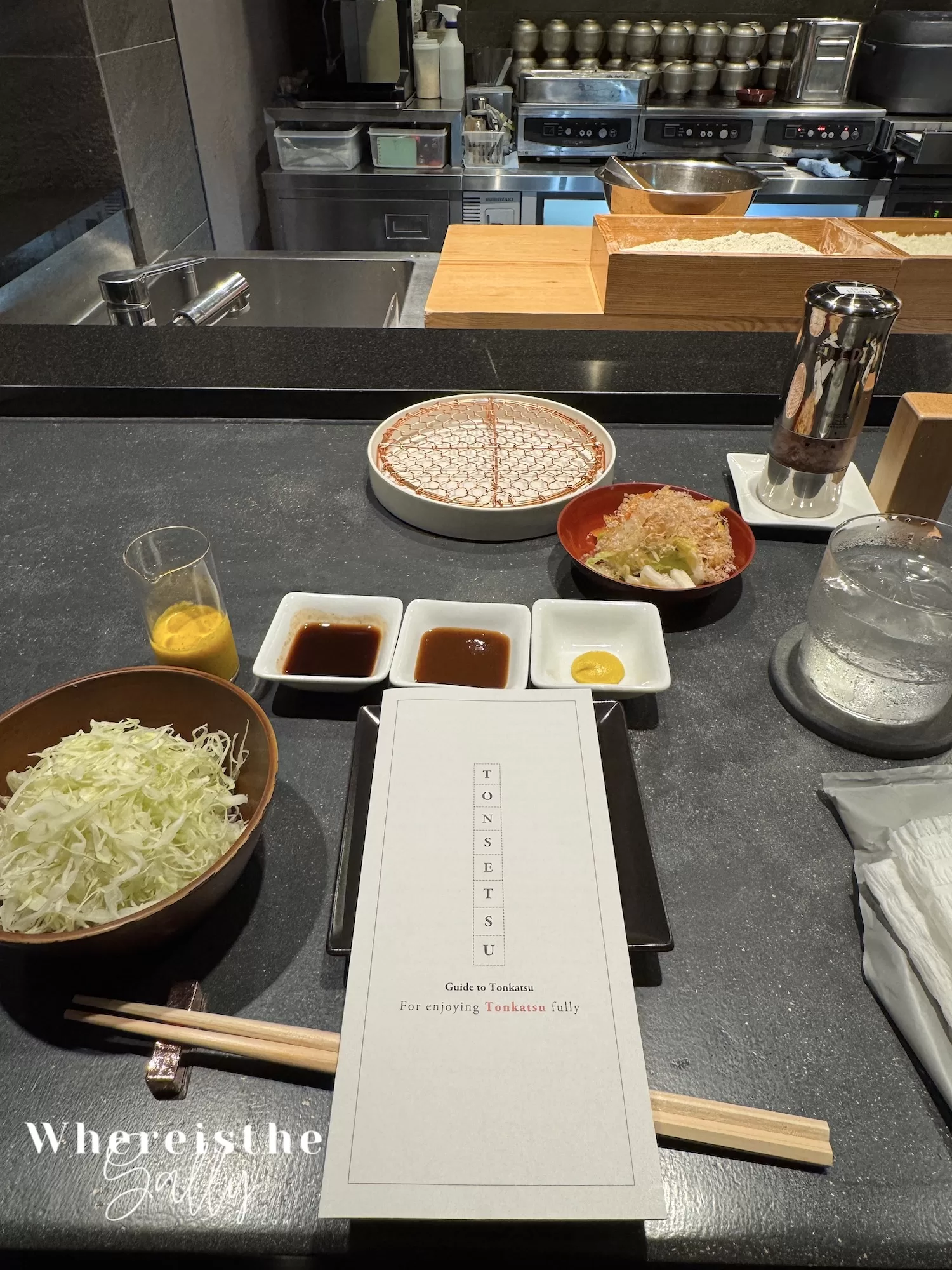 銀座かつかみ炸豬排食法