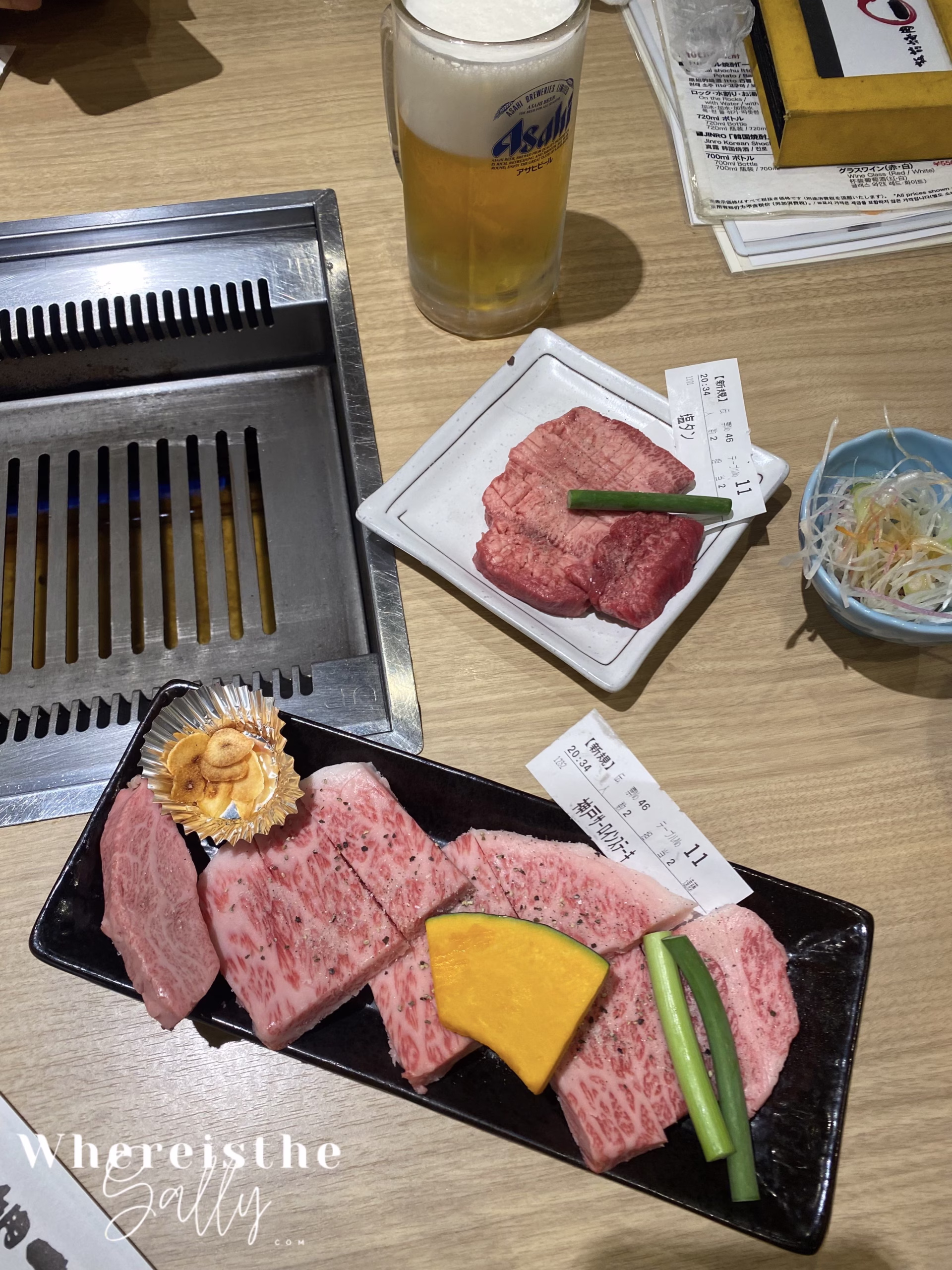 大阪心齋橋板前燒肉一斗-松阪牛沙朗牛排實拍