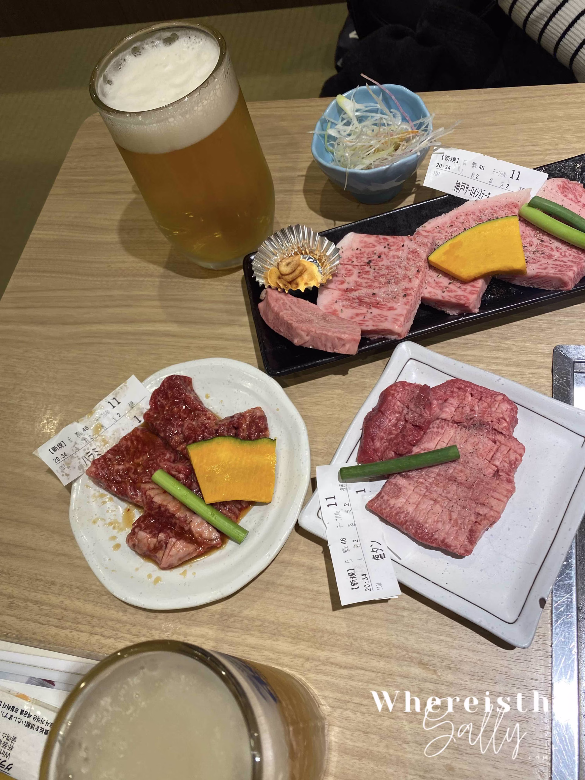 大阪心齋橋板前燒肉一斗-松阪牛沙朗牛排實拍